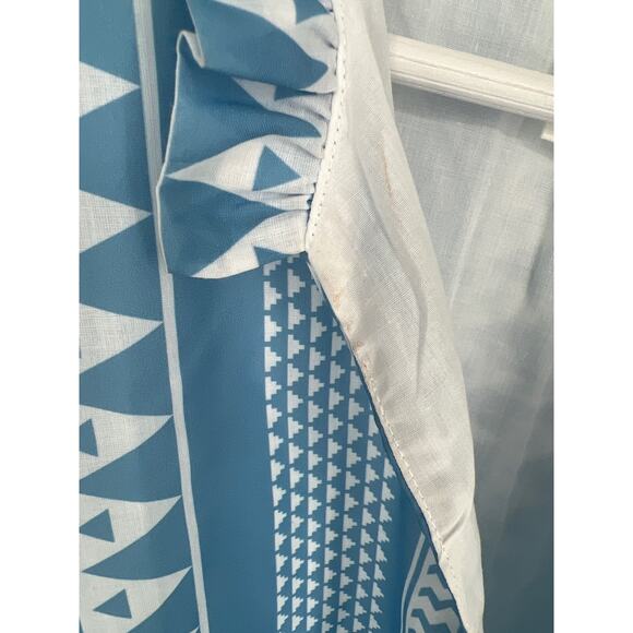 TUCKERNUCK Hyacinth House Blue & White Bell Sleeved Blaine Mini Dress NWT XXL - Picture 10 of 10